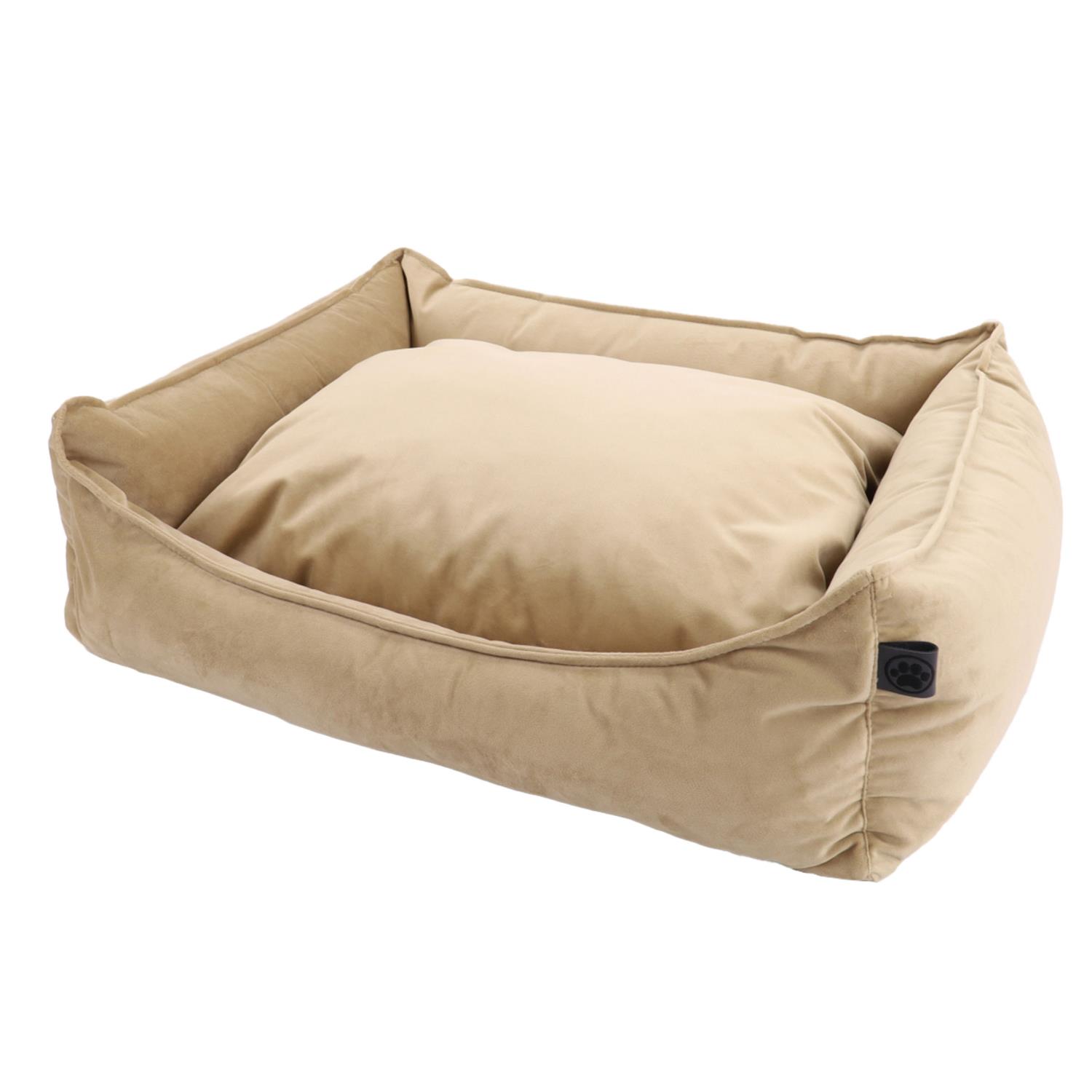 OS Dog Cocoon Velours Revers Pillow.90/70/22 04-Beige