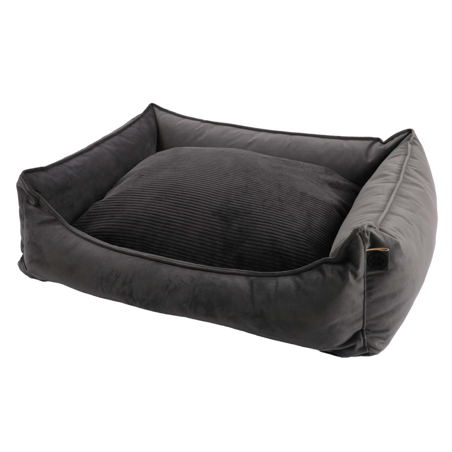 OS Dog Cocoon Velours Revers Pillow.90/70/22 39-Anthracite