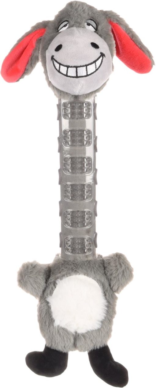 DT PLUSH NECKI DONKEY GREY 41x18,5x8,5CM (3)