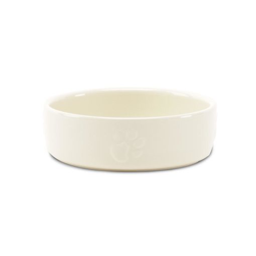 Scruffs Icon Pet Food Bowl - 15x15x5,5cm Cream