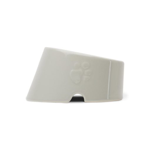 Scruffs Icon Flat Faced Pet Bowl – 18 x 15 x 10,5 cm Light Gray