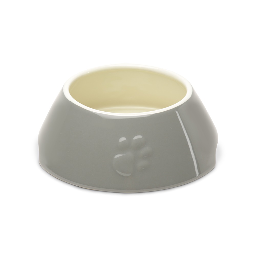 Scruffs Classic Long Eared Dog Bowl - 21x21x8,5cm Gray