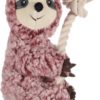 DT HANGTA SLOTH + ROPE OLD PINK L 30CM (3)