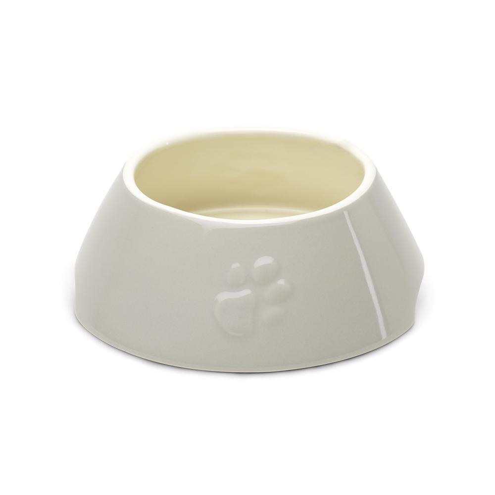 Scruffs Icon Long Eared Dog Bowl 21x21x8,5cm Light Gray