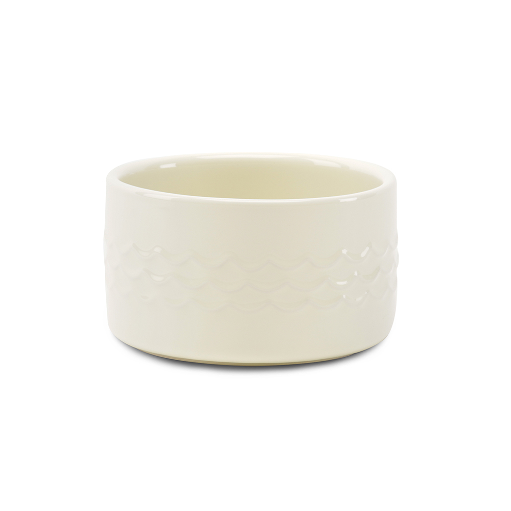 Scruffs Icon Drink Bowl - 15x15x9cm Cream