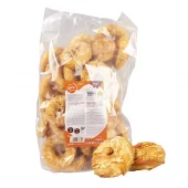 meat! Chicken & rawhide bagels small 6-8cm pr stk.(45)