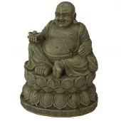 Akv. Pynt 234-429617 Buddha M 9,5X9,5X12,5Cm
