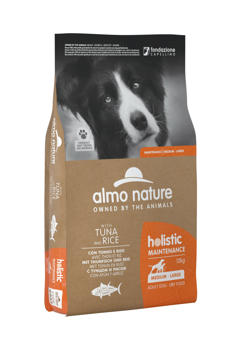 Holistic Hund Tuna and Rice M-L 12kg