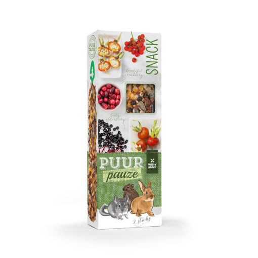 PUUR PAUZE STICKS CRANBERRY & ELDERBERRY 110gr (8)