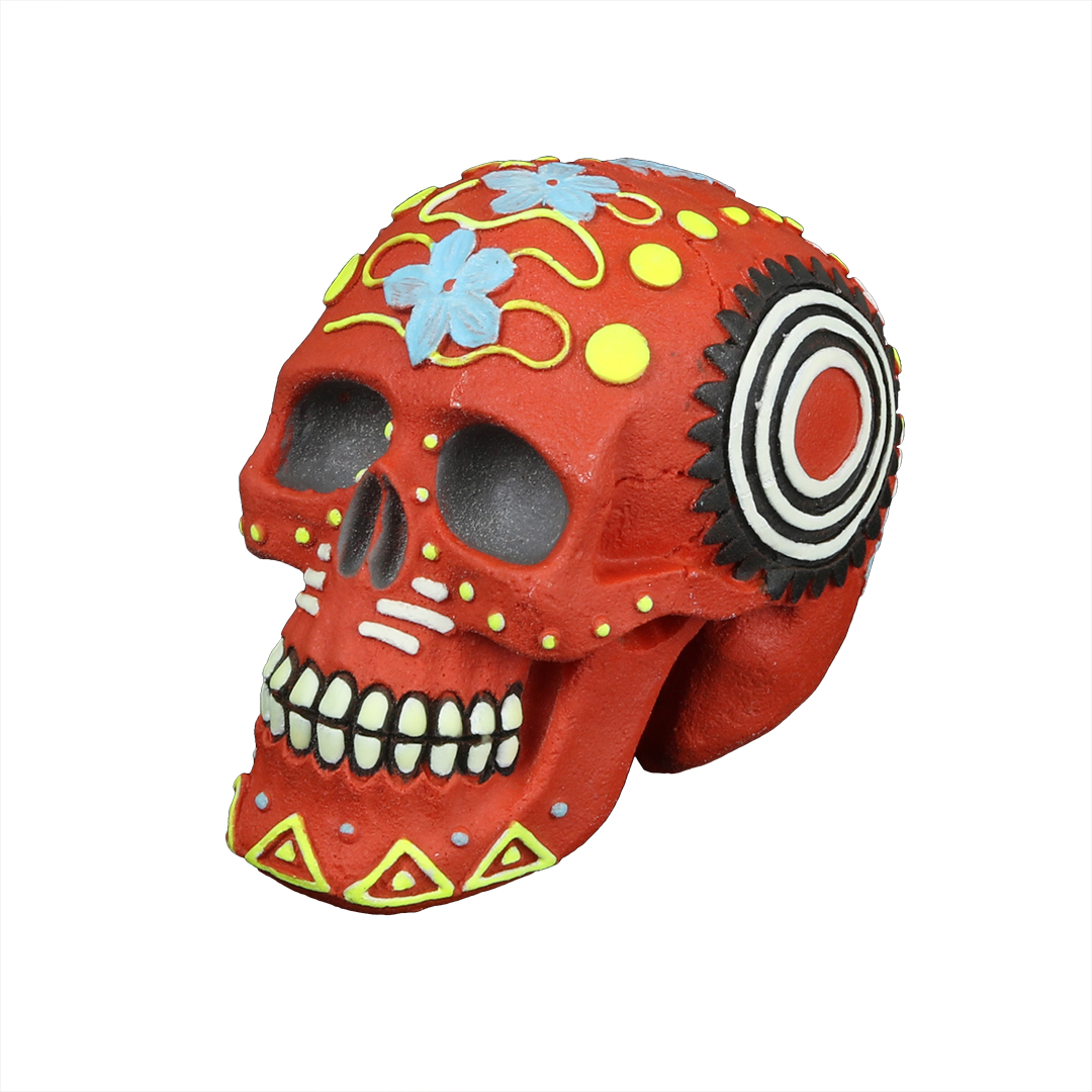 dia de los muertos skull 1 11,8x7,8x9CM Multicolour