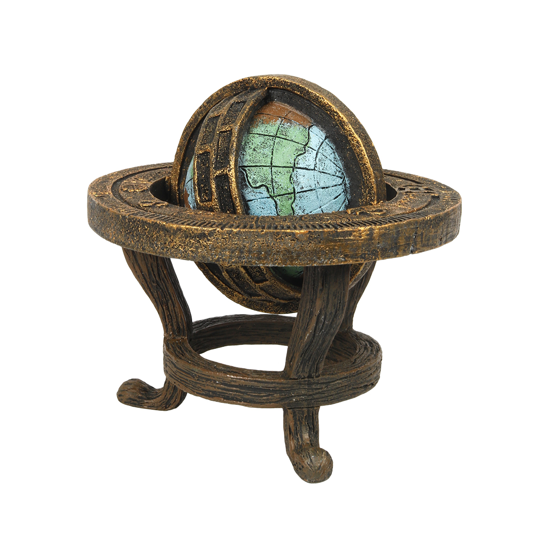 Steampunk globe 8,2x7,8x7,5CM Multicolour