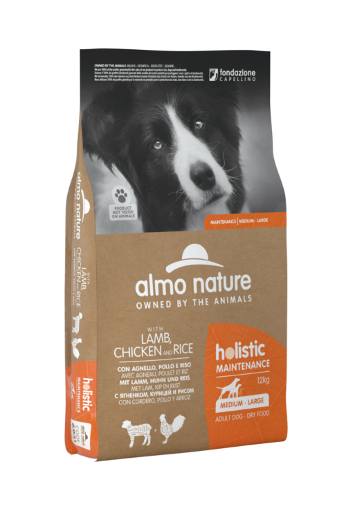 Holistic Hund Lamb, Chicken and Rice M-L 12kg