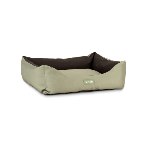 Scruffs Expedition Box Bed (L) 75x60cm Khaki Green