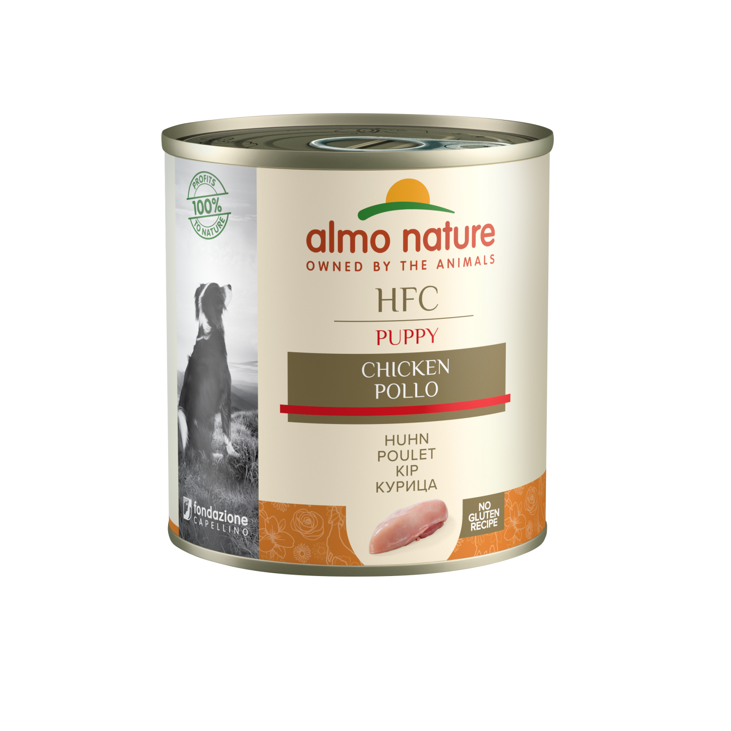 ALMO NATURE CLASSIC DOGS 280G PUPPY KYLLING FILLET (12)