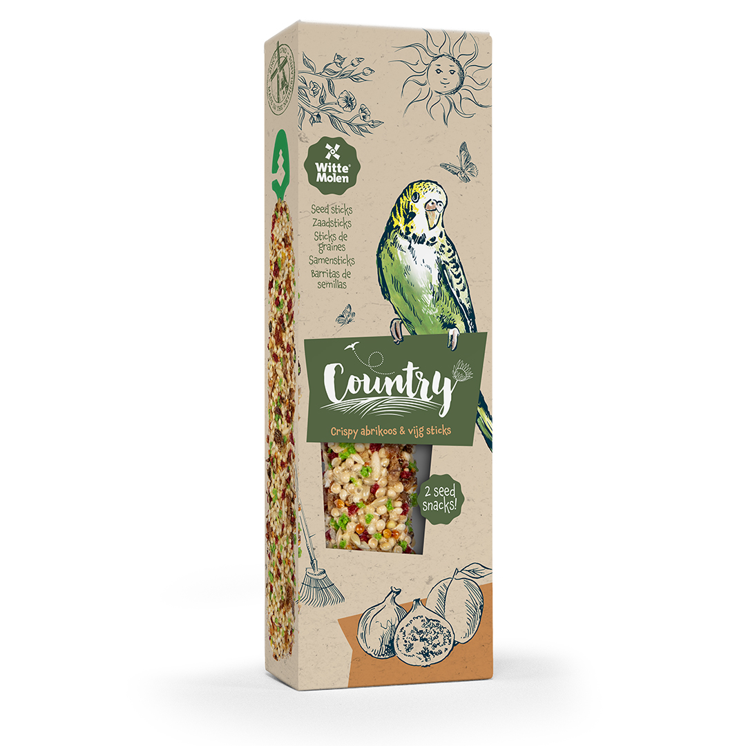 Country Seed sticks budgie apricot & fig 60g (10)