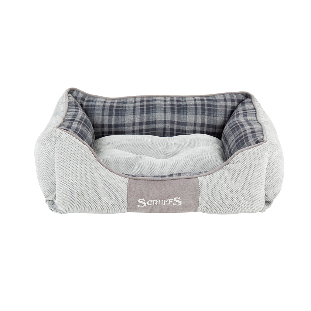 Scruffs Highland Box Bed (S) 50x40cm Gray