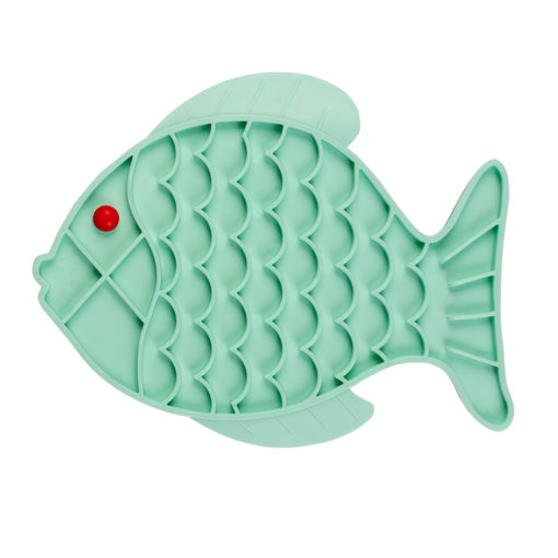 Lick mat fish green