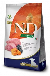 N&D Pumpkin Dog Lamb & Blueberry Puppy Mini 2,5 Kg