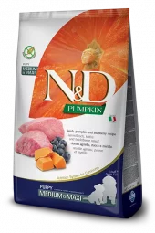 N&D Pumpkin Dog Lamb & Blueberry Adult Medium & Maxi 2,5 Kg