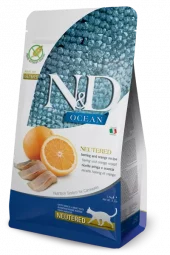 N&D Ocean Cat Herring & Orange Neutered Adult 1,5 Kg