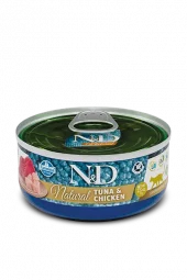 N&D Cat Natural Tuna & Chicken 70 Gr