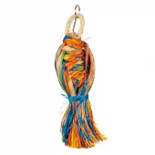 Shreddy bunch with raffia & jute multicolour