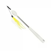 Telescopic teaser rod white