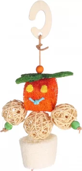 Small Animal Toy Hasan With Balls Mix 13X8X25Cm