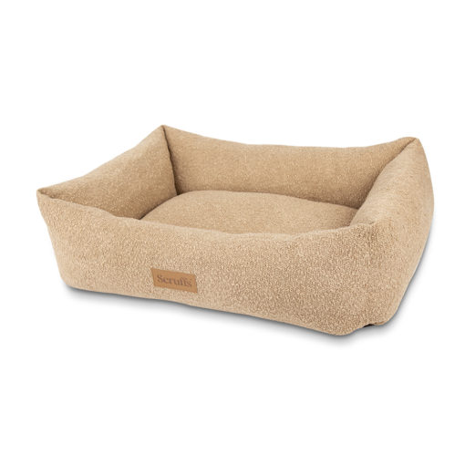 Scruffs Boucle Box bed Desert Tan 75x60cm