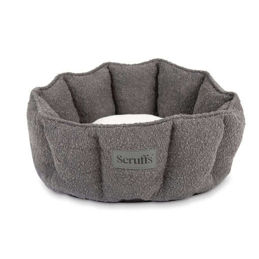 Scruffs Boucle Cat bed 45cm Slate Gray