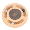 Scratching board fidgiwheel brown