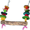 FLAMINGO parrot toy swing w/beads(3)