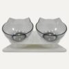 Inclinded Double Feeder Cat Bowl