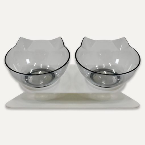 Inclinded Double Feeder Cat Bowl