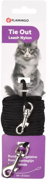 Tie out leash Black Katt 5m(6)