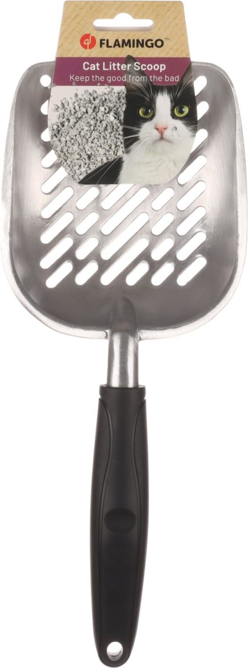 Cat litter scoop Zora Silver & Black(3)