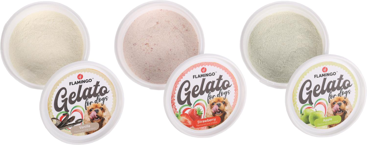 Gelato Iskrem Jordbær/Eple/Vanilje(36)