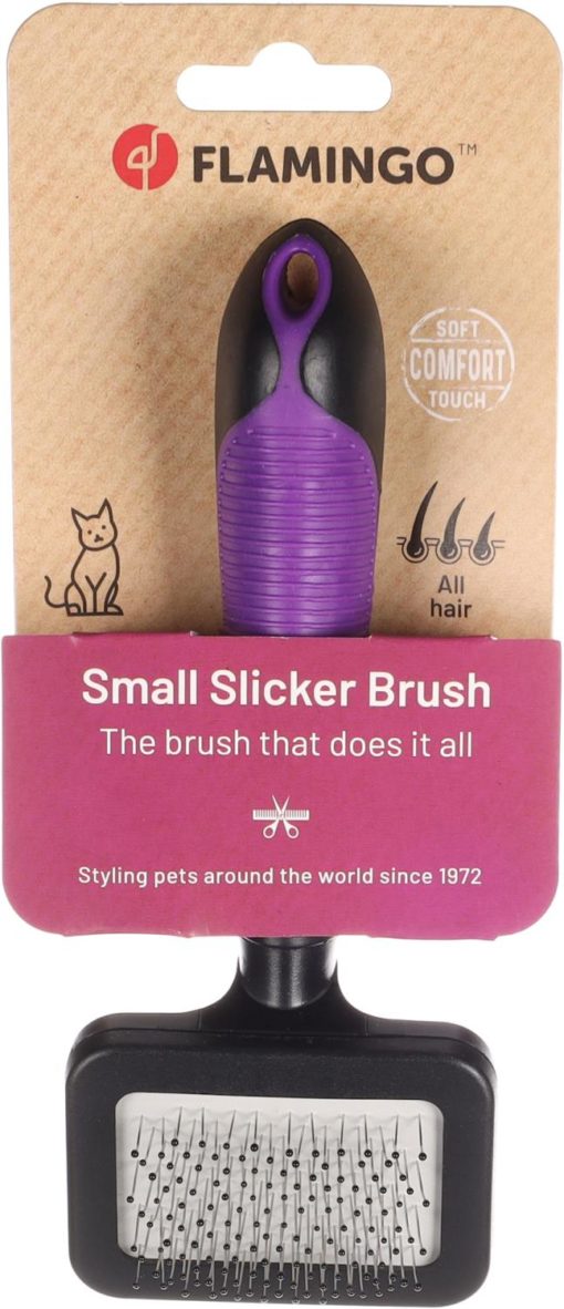 CAT SLICKERBRUSH+TIPS WITH HANDLE S (3)