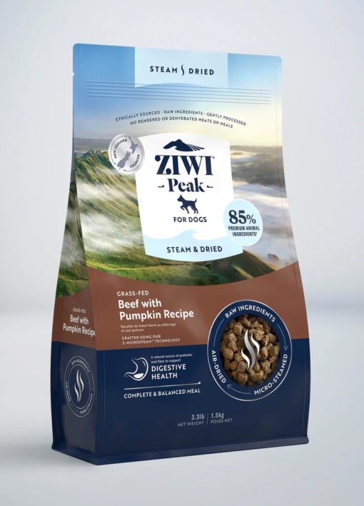 Ziwi Peak Steam & Dried Dog Beef 1,5kg