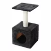 SCRATCHING TREE CLASSICTREE ABEY 30x30x60CM Black