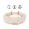 Scruffs Eco Eden Cat Bed 45cm Cream