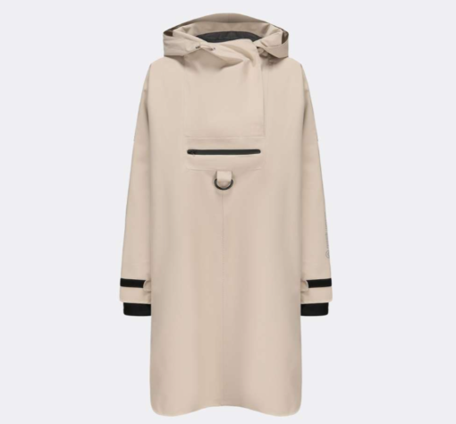 Rock regnponcho beige