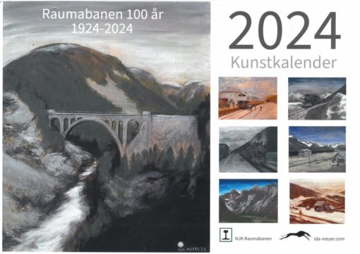 Kunstkalender 2024 - Raumabanen 100 år