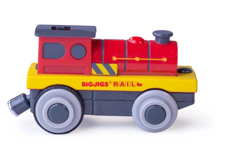 Mighty red loco, battery engine
