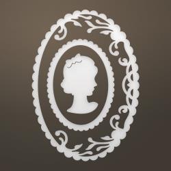 Nested Cameo, 3.9"X2.7"