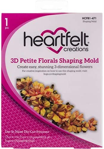 Heartfelt Creations - 3d petite florals shaping molds