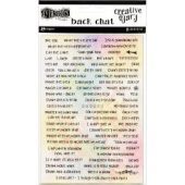 Dyan Reaveley's Dylusions Creative Dyary Back Chat Stickers