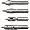 Idea-Ology Metal Worded Pen Nibs -Antique Nickel