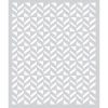 Basic Grey Vivienne Frosted Mylar Stencil -Flag Pattern