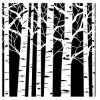 Crafter's Workshop Template 12"X12" - Aspen Trees